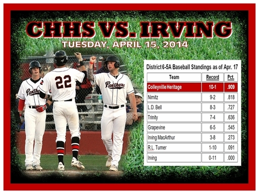 Colleyville Baseball - CHHS vs. Irving - Apr. 15