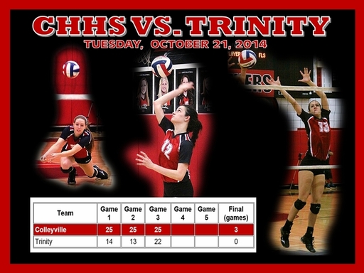 Colleyville Volleyball CHHS vs. Trinity -- Oct. 21