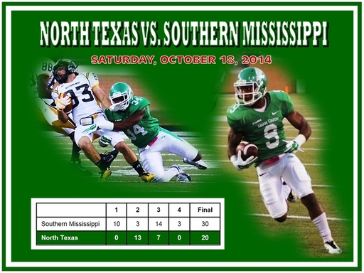 Mean Green vs. Southern Mississippi -- Oct. 18